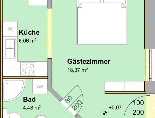 Monteurzimmer - Mit Singlekueche-apartment With Longstayfares