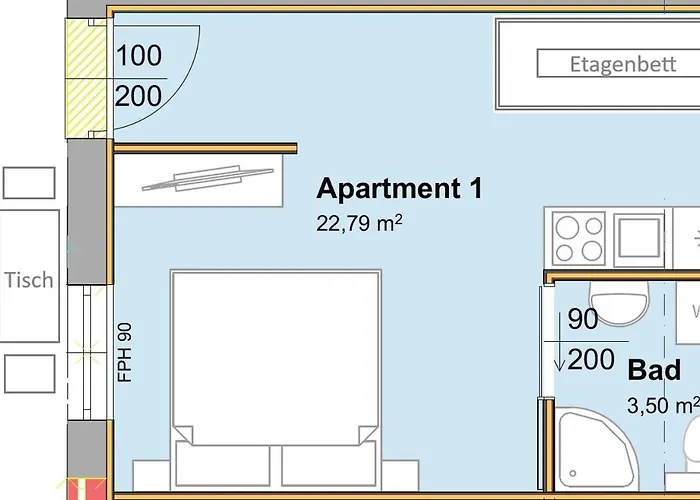 公寓 Monteurzimmer - Mit Singlekueche-apartment With Longstayfares